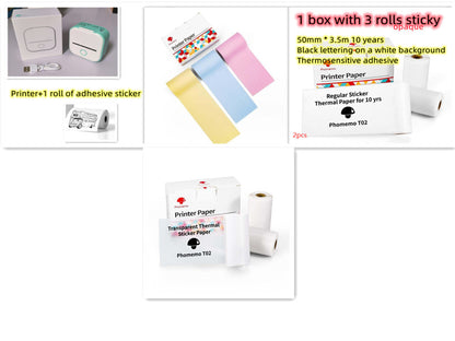 Portable Bluetooth Mini Thermal Label & Photo Printer