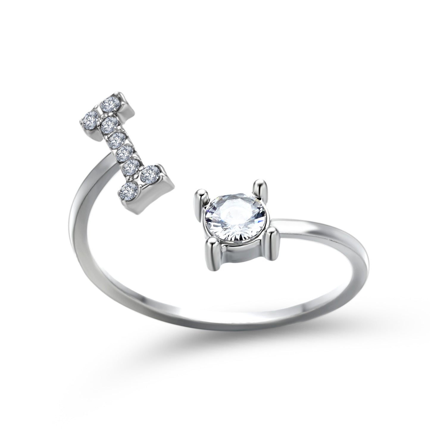 Name Initial Letter Ring Jewellery