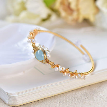 Gold Plating Pearl Bracelets