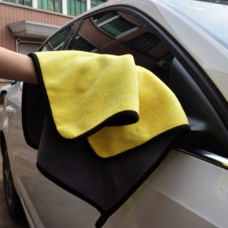 Two-colour Dual-use Cleaning Car Wash Towels Multipack