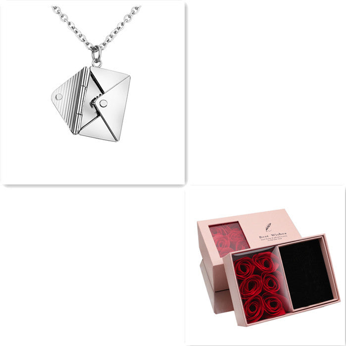 Envelop Necklace Pendant Jewellery