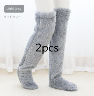 Over Knee Warm High Fuzzy Long Socks