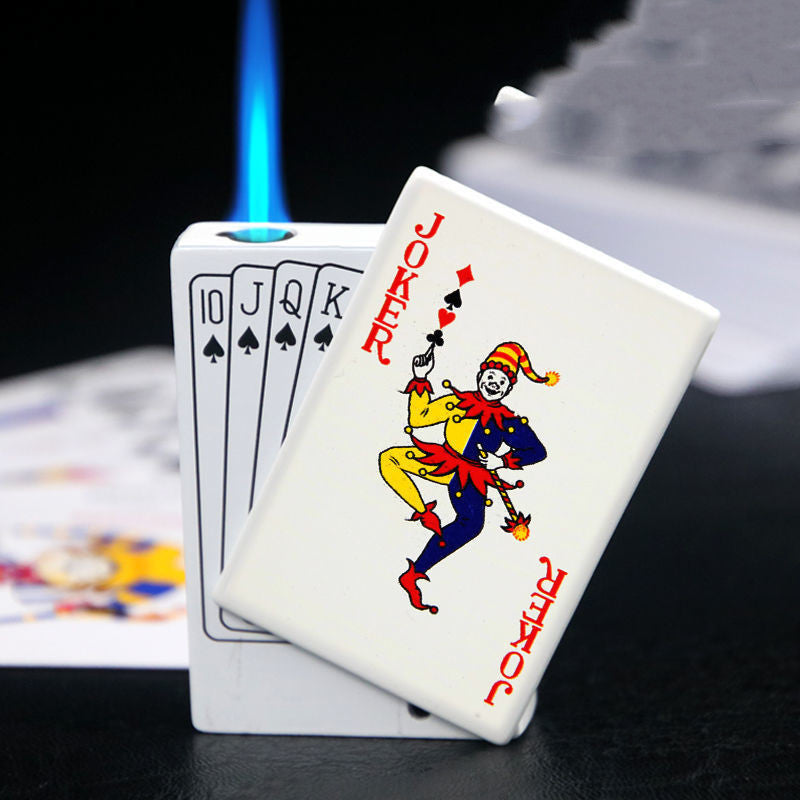 Poker Card Metal Windproof Lighter
