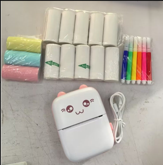 Portable Mini Thermal Bluetooth WiFi Label & Photo Printer