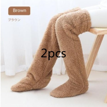 Over Knee Warm High Fuzzy Long Socks