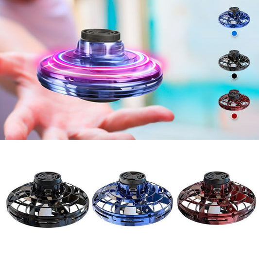 Mini Fingertip Gyro Spinner Interactive Toy Drone LED UFO