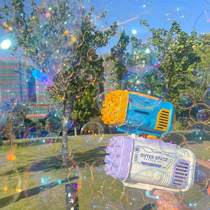 Bubble Gun Rocket Automatic Blower With Light
