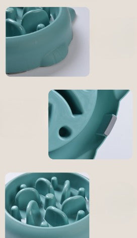 Pet Slow Feeder Anti Choking Bowl