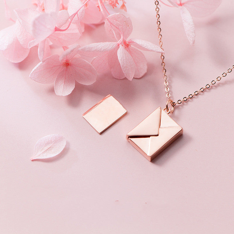 Envelop Necklace Pendant Jewellery