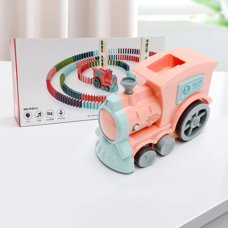 Electric Domino Train Automatic Block Placer