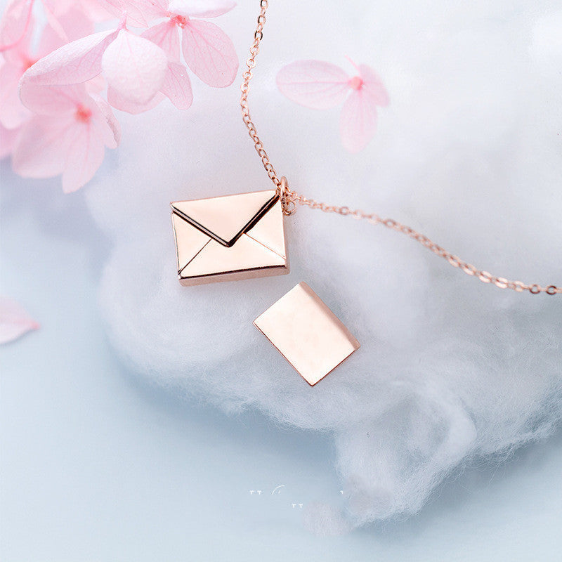 Envelop Necklace Pendant Jewellery