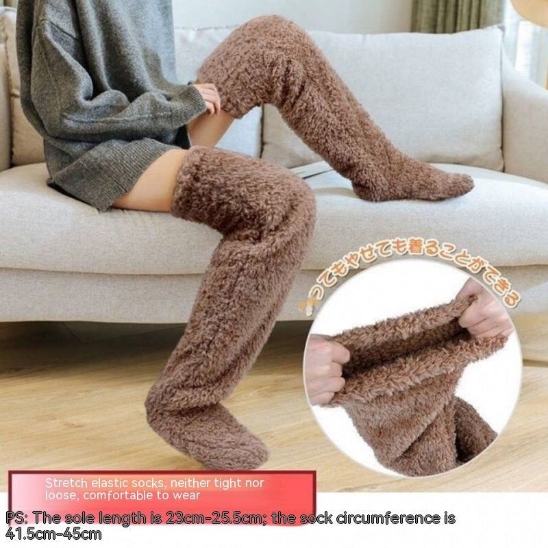 Over Knee Warm High Fuzzy Long Socks