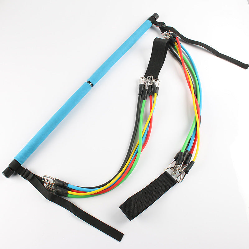 Fitness Yoga Pilates Bar Bodybuilding Resistance Bands