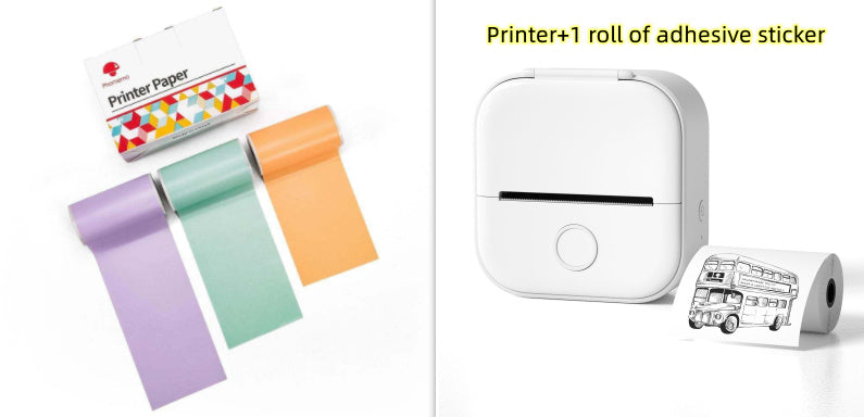 Portable Bluetooth Mini Thermal Label & Photo Printer