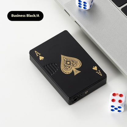 Poker Card Metal Windproof Lighter