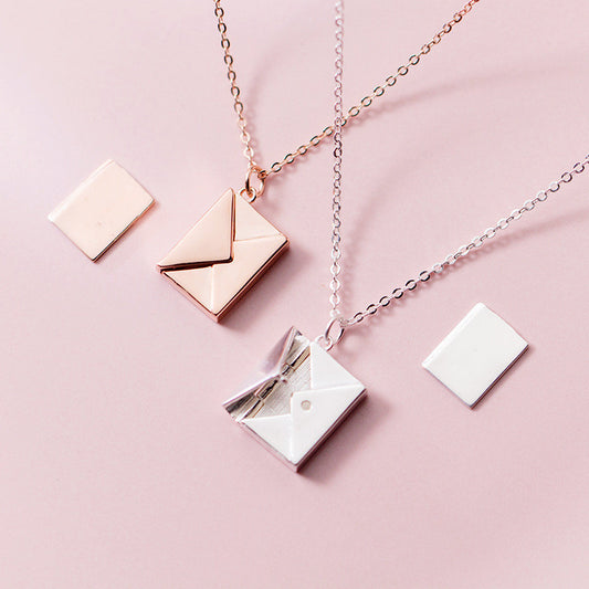 Envelop Necklace Pendant Jewellery