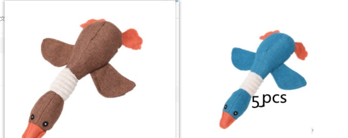 Pet Plush Squeaking Chew Toy