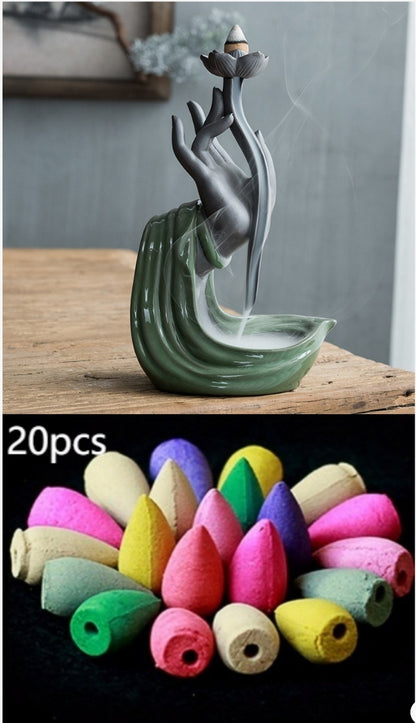 Indoor Incense Tower Incense Cone Incense View Smoke