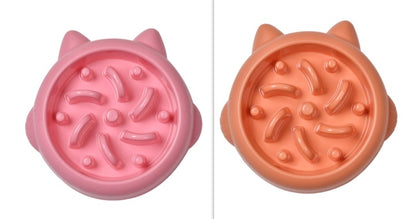 Pet Slow Feeder Anti Choking Bowl