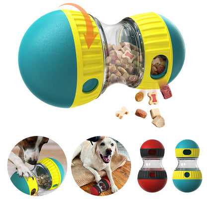 Food Dispensing Dog Toy Tumbler Leaky Food Interactive Puzzle Ball