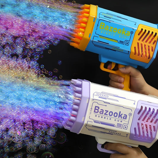 Bubble Gun Rocket Automatic Blower With Light