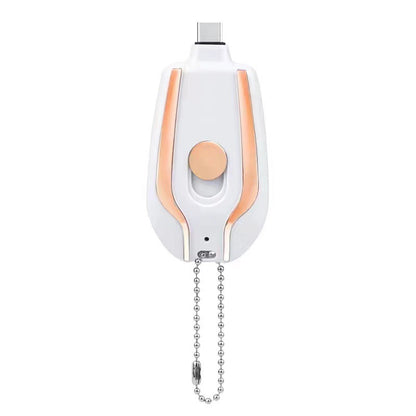 1500mAh Mini Emergency Power Bank Keychain Charger