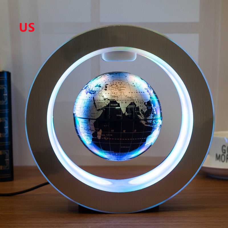 Floating Levitation LED World Map Globe