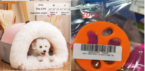 Warm Fluffy Comfortable Pet Nest Bed