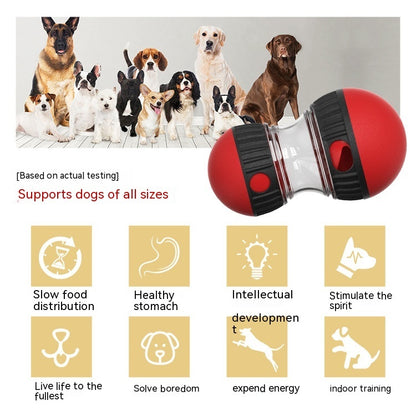 Food Dispensing Dog Toy Tumbler Leaky Food Interactive Puzzle Ball