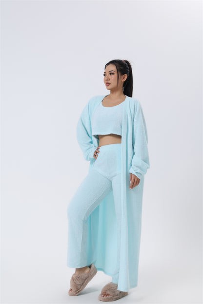 Women's 3 Piece Lounge Cozy Pyjama Set