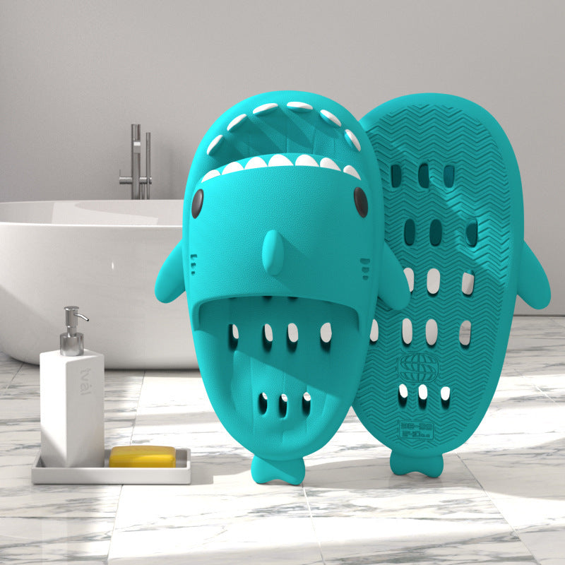 Shark Pool, Shower & Beach Sandal Slippers With Drain Holes