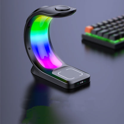 LED 4 In 1 Magnetic Wireless Charger