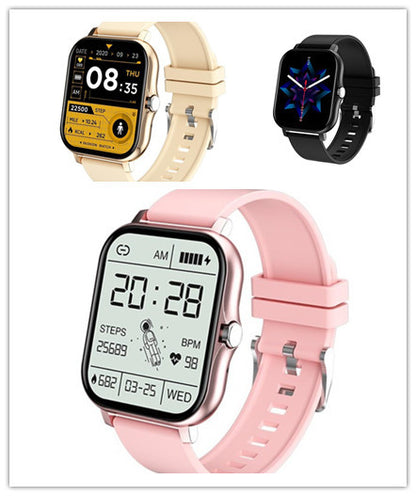 Smart Watch Pedometer & Heart Rate Monitoring Bluetooth-Compatible Call