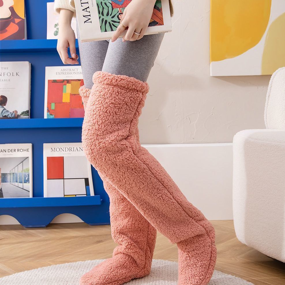 Over Knee Warm High Fuzzy Long Socks