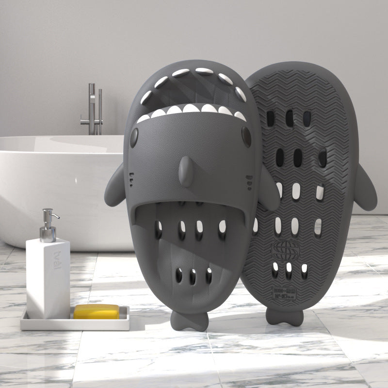 Shark Pool, Shower & Beach Sandal Slippers With Drain Holes