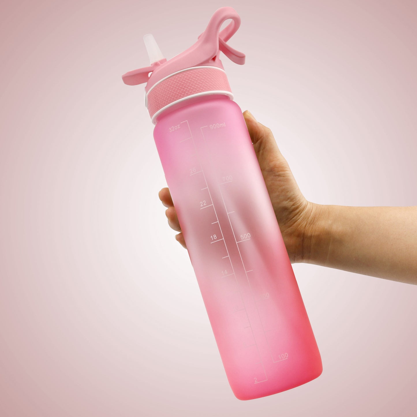 2 in 1 Spray Misting Water Bottle