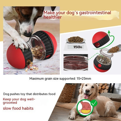 Food Dispensing Dog Toy Tumbler Leaky Food Interactive Puzzle Ball