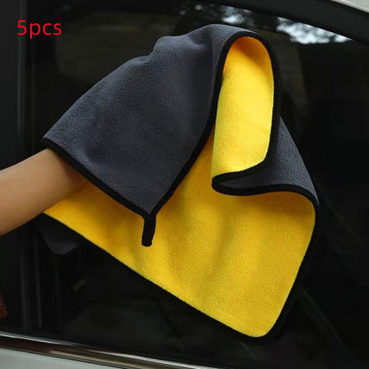 Two-colour Dual-use Cleaning Car Wash Towels Multipack