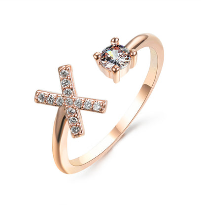 Name Initial Letter Ring Jewellery