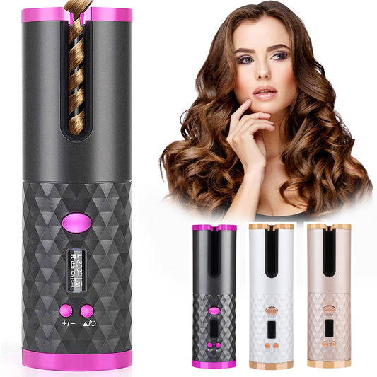 Rechargeable Automatic Portable Hair Curling Iron
