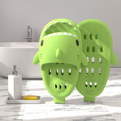 Shark Pool, Shower & Beach Sandal Slippers With Drain Holes