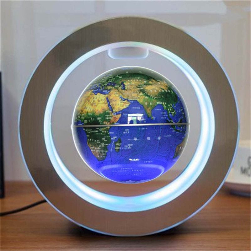 Floating Levitation LED World Map Globe