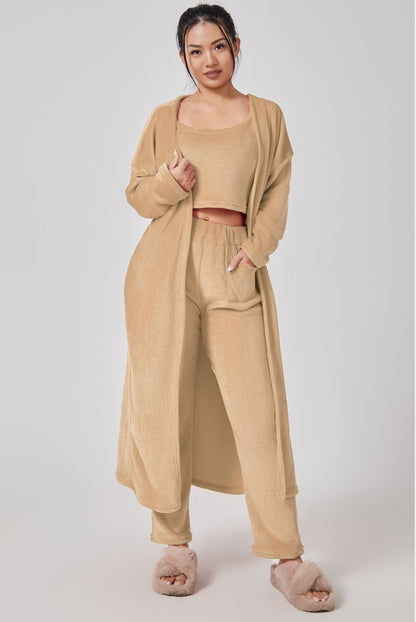 Women's 3 Piece Lounge Cozy Pyjama Set