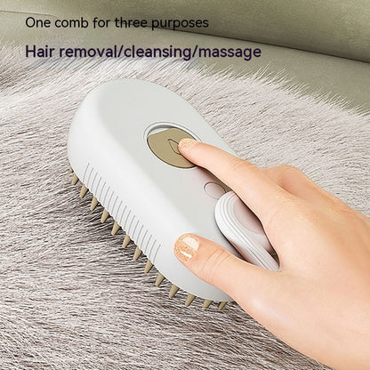 3 In 1 Electric Spray Pet Hair Brushes For Massage Pet Grooming