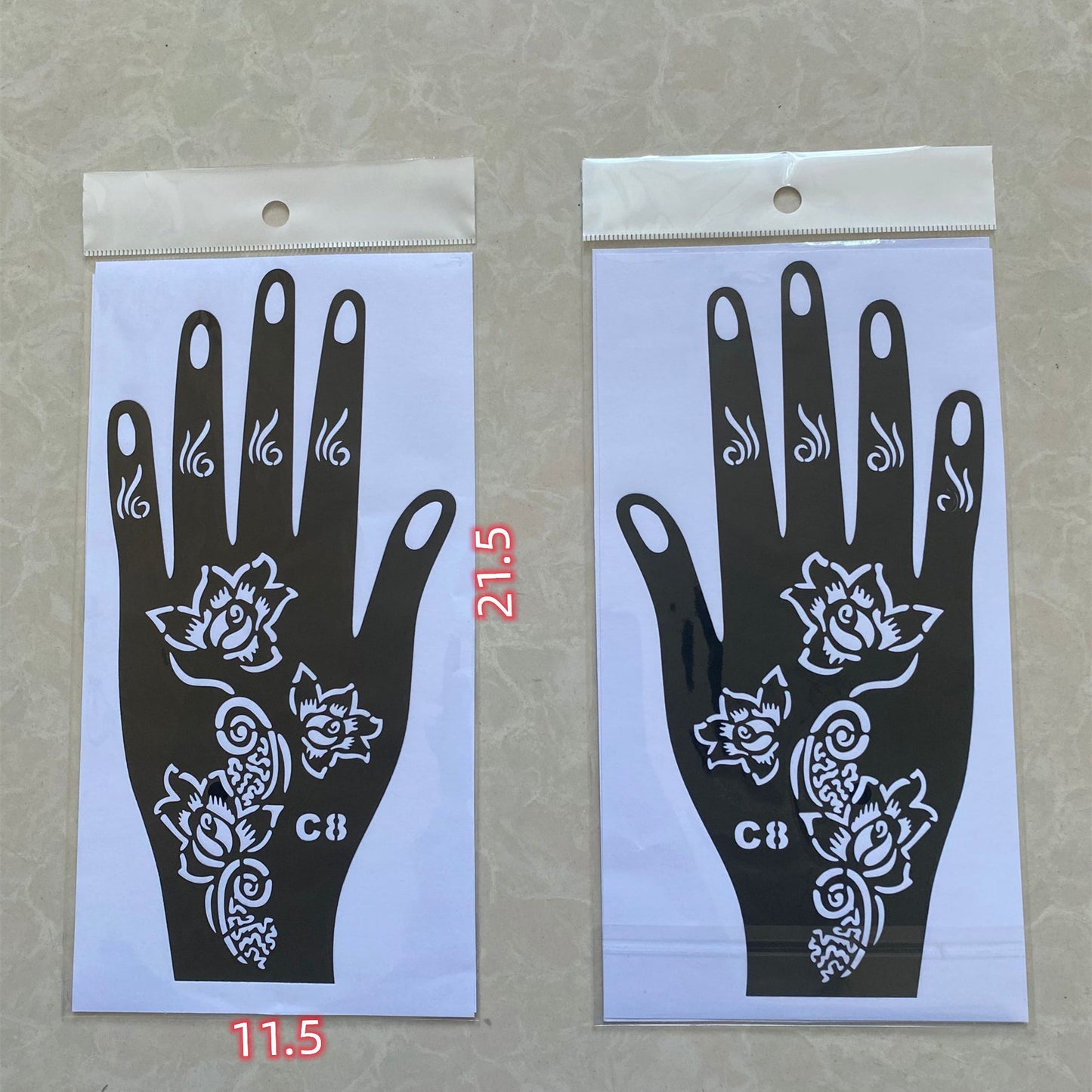 India Mehndi Template