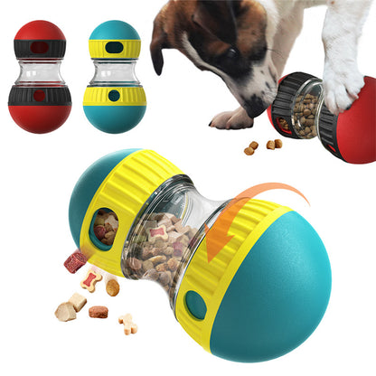 Food Dispensing Dog Toy Tumbler Leaky Food Interactive Puzzle Ball