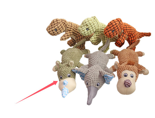 Pet Plush Squeaking Chew Toy