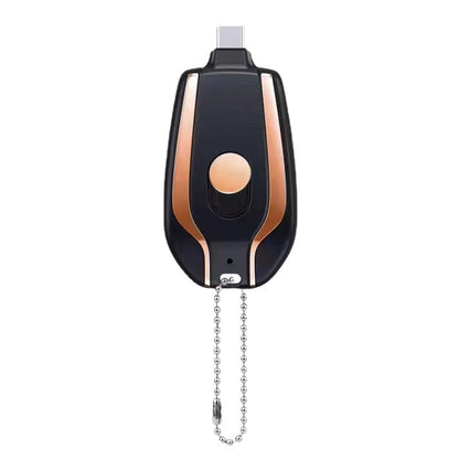 1500mAh Mini Emergency Power Bank Keychain Charger