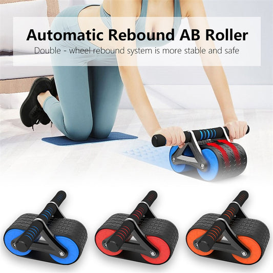Double Wheel Abdominal Exerciser Ab Roller