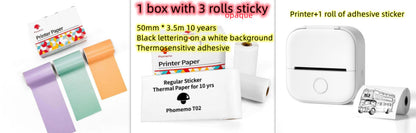 Portable Bluetooth Mini Thermal Label & Photo Printer
